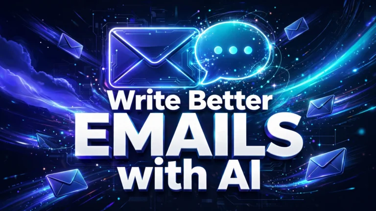 How to Write Better Emails With AI (Without Sounding Robotic)