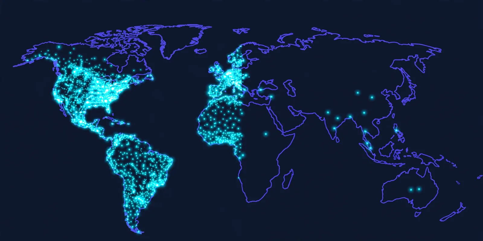 A world map infographic highlighting language coverage: Fireflies with 100+ language dots lit up globally versus Otter's handful, visualizing the language gap