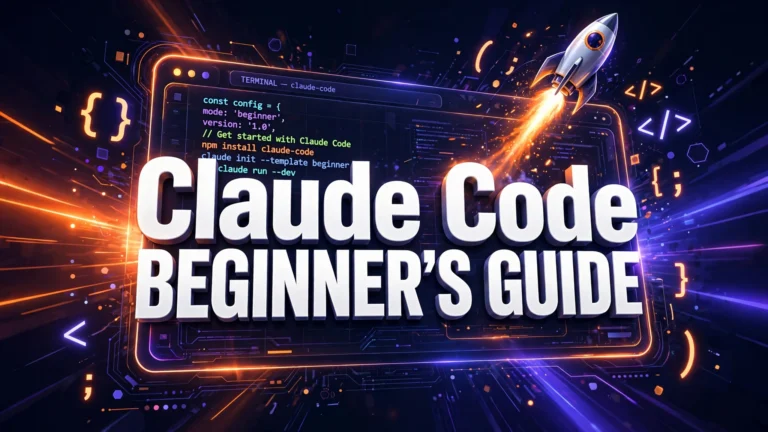 Claude Code Beginner’s Guide: From Install to Your First App (2026)